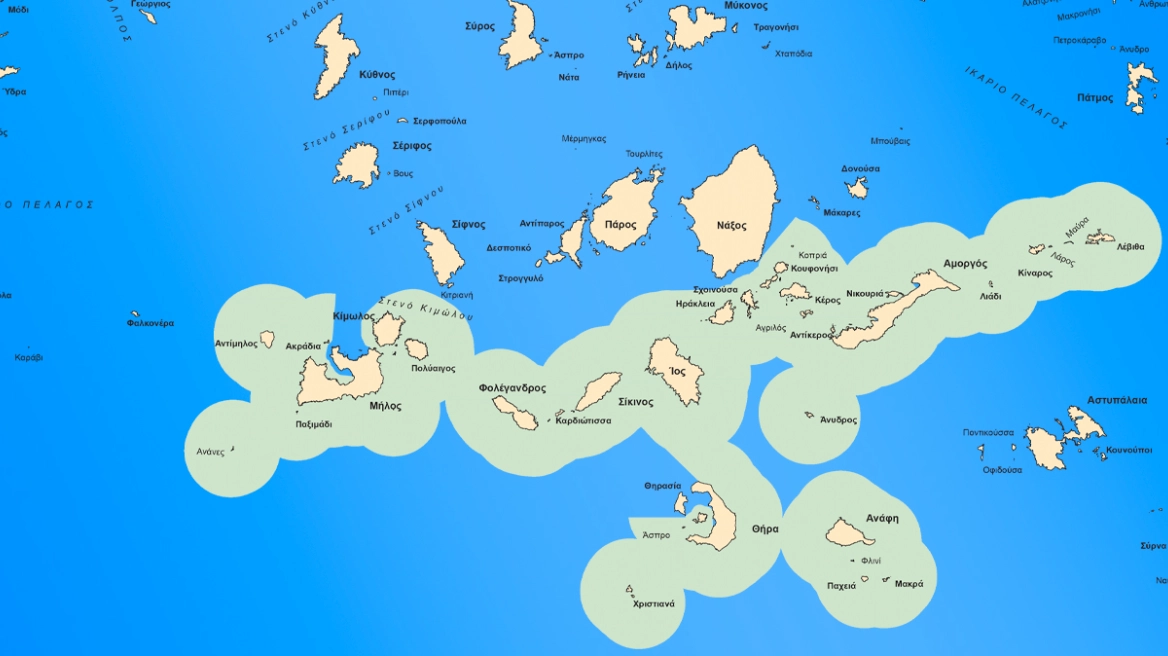 Το θαλάσσιο πάρκο στις Νότιες Κυκλάδες